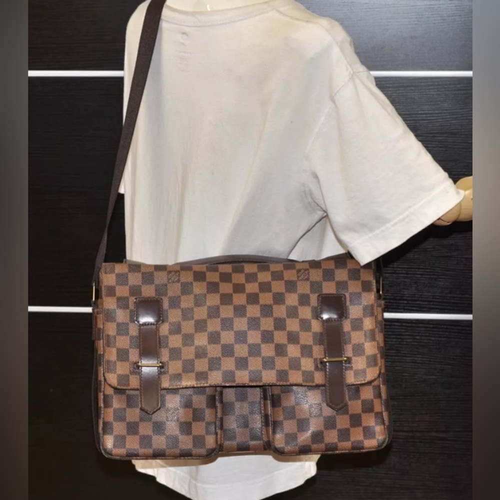 Authentic Louis Vuitton Damier Broadway 2Way Shoulder Hand Bag